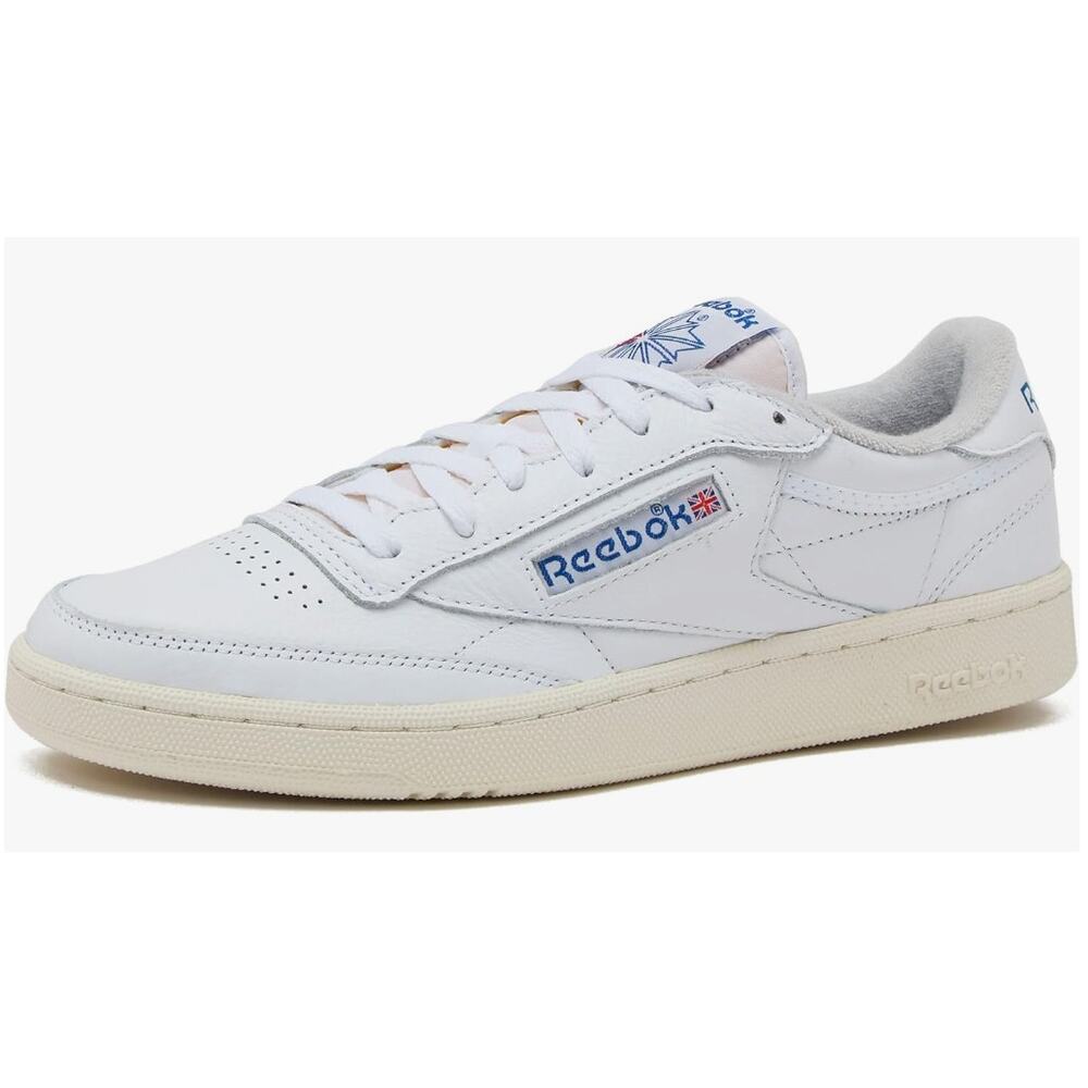 Reebok Club C Vintage Tennis for Men, White Mens Shoes,  White 9.5